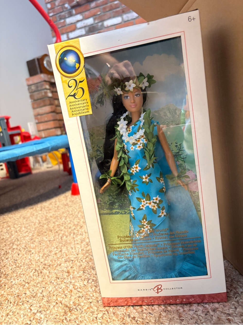 Barbie Tropical Blue Floral Lei Collector Doll